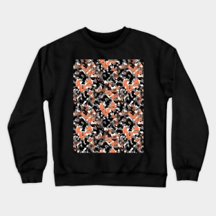 Orange Camouflage Crewneck Sweatshirt